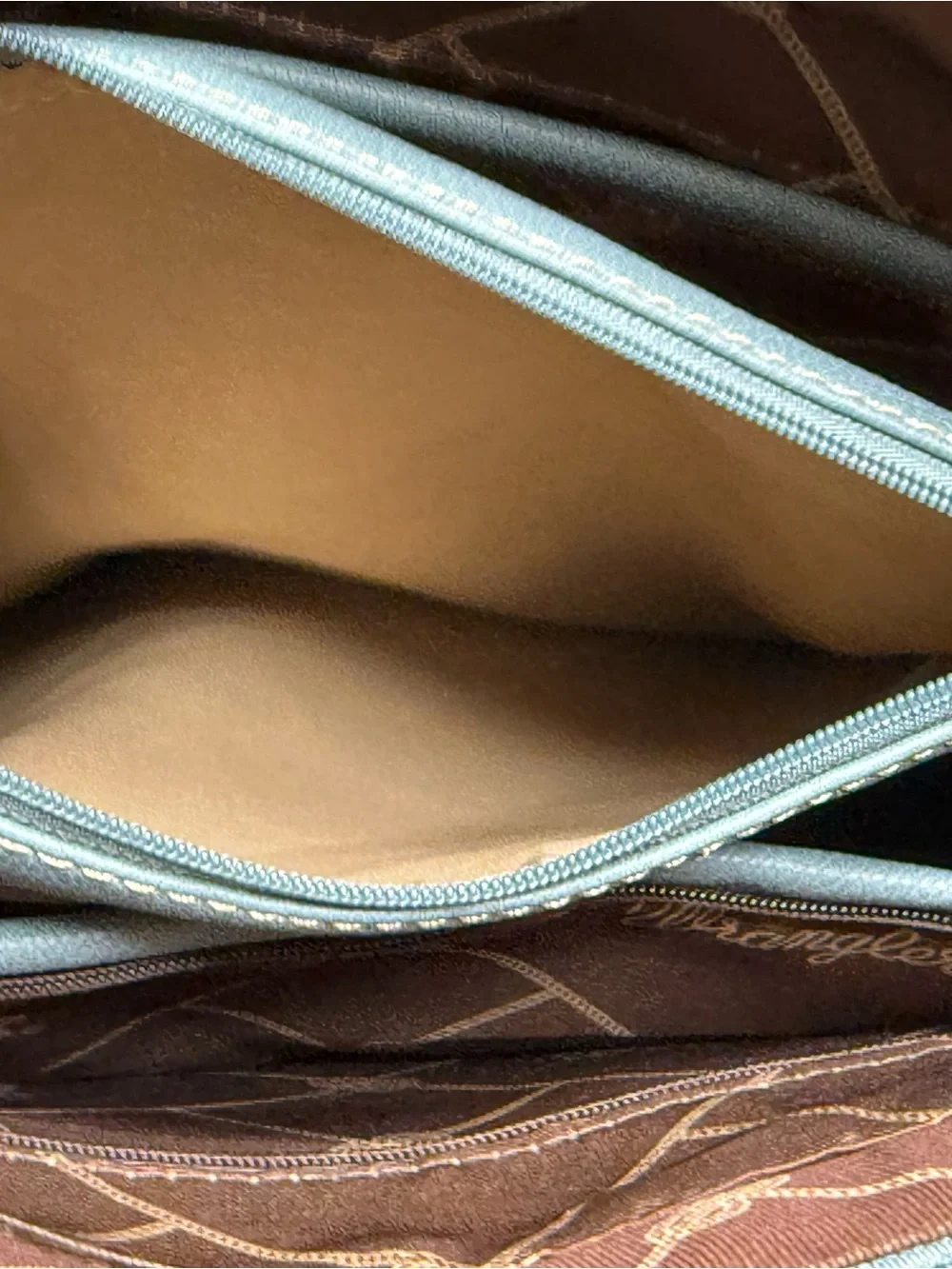 Wrangler Turquoise Southwestern Pattern Concealed Carry Tote